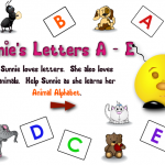 Click on the letters to see the matching animal and answer the questions.